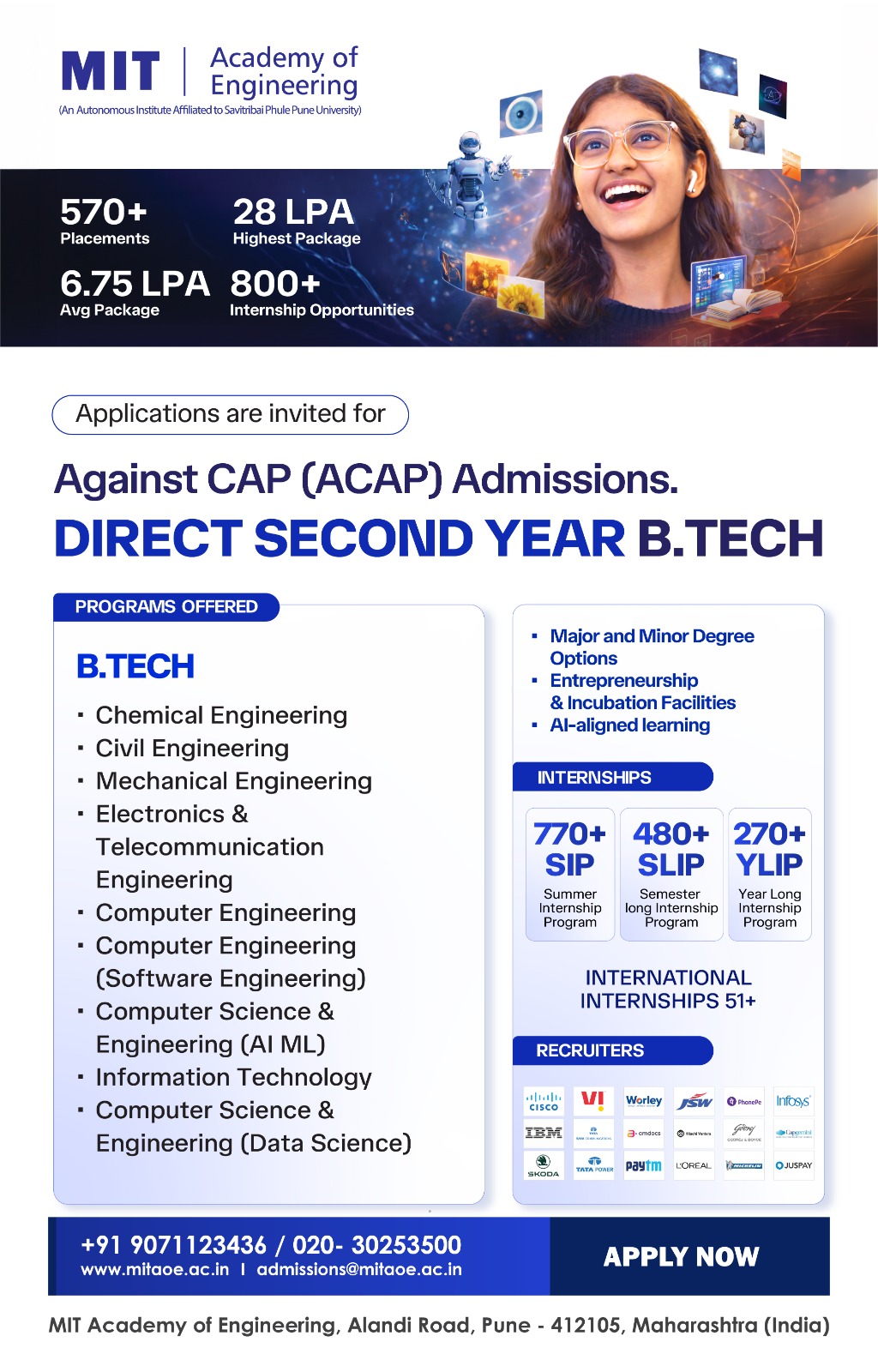 Direct Second Year Admission